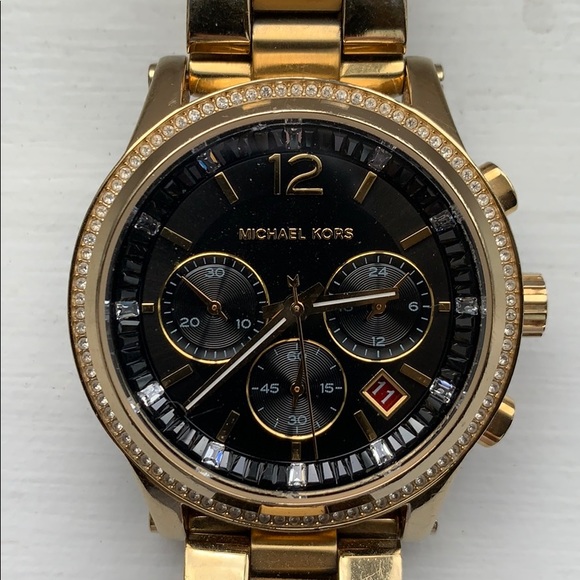 Preowned Micheal Kors limited gold edition watch